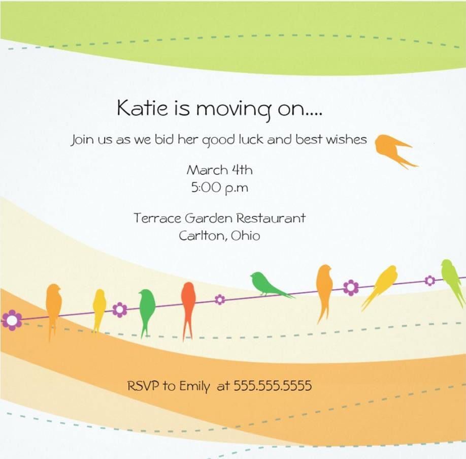 20+ Farewell Party Invitation Templates â Psd,ai,indesign,word